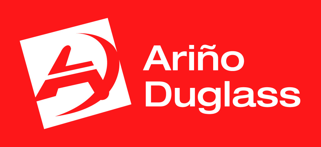 Logo Arino Duglass FondoRojo