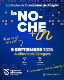 ¡La Noche de la Industria de Aragón ya tiene fecha… el próximo 9 de septiembre!