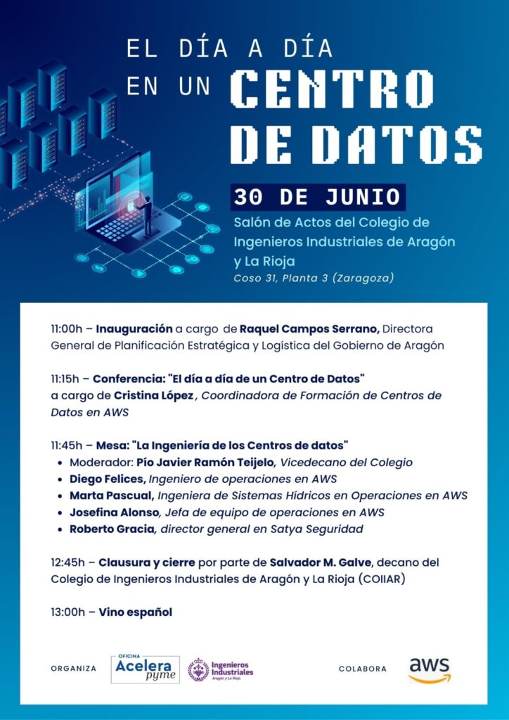 El Colegio de Ingenieros Industriales de Aragón y La Rioja acerca la realidad de los centros de datos en una jornada con expertos de AWS y del sector 2 WhatsApp Image 2026 06 19 at 12.23.40
