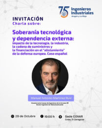El Colegio de Ingenieros Industriales aborda el reto de la soberanía tecnológica para el futuro de la defensa europea