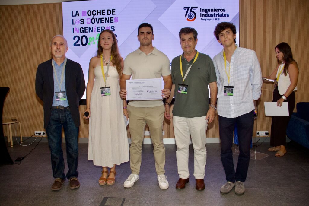 Pablo Castellanos, Premio Juan Aroca 2026 en la V Noche de los Jóvenes Ingenieros 37 DB9A8572