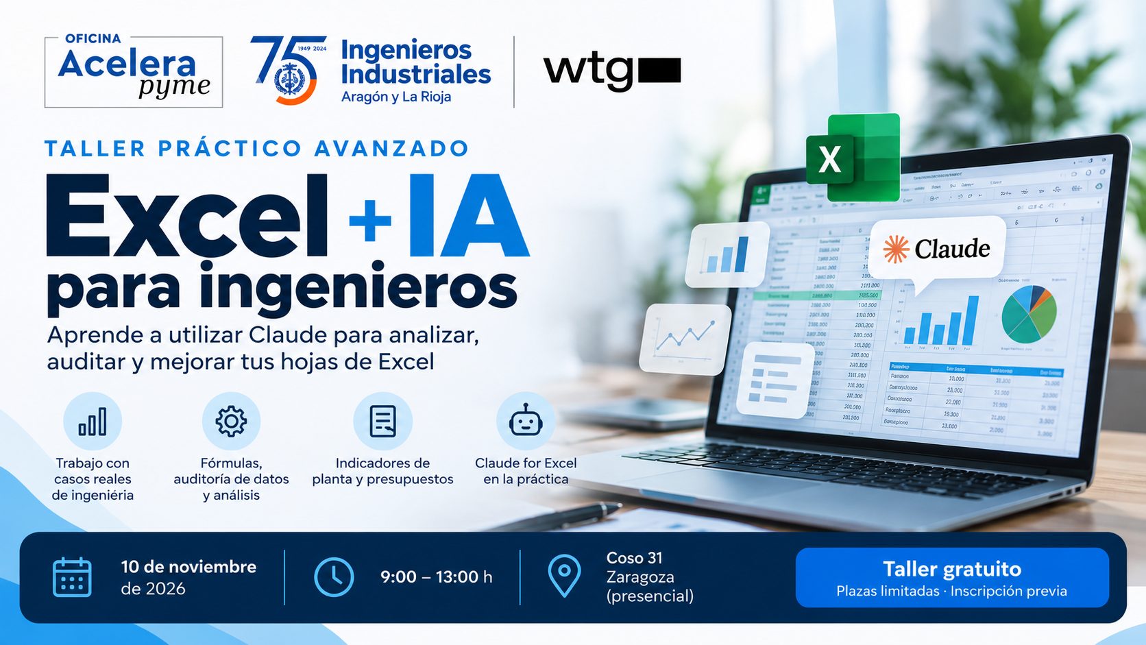 Taller avanzado de Excel e IA